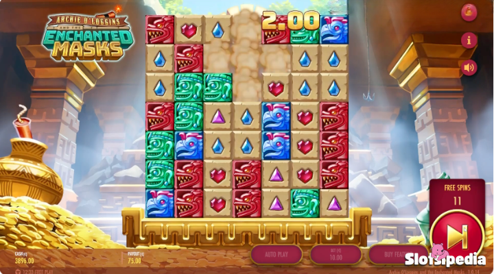 Archie O’Loggins and the Enchanted Masks Slot